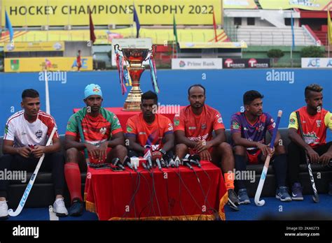 Six franchise team Icon players unveil the trophy, Bangladesh hockey is