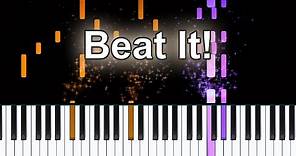 Michael Jackson Beat It Piano Tutorial Synthesia