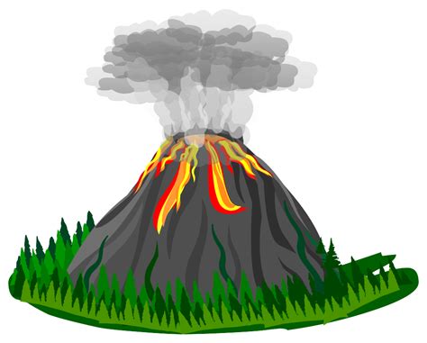 Dibujos De Volcanes 3d