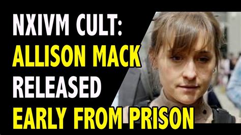 Allison Mack Released Early From Prison Following Role In Nxivm Sex Cult Youtube