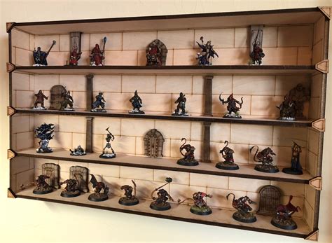 Characterful Wall Display Shelves For Fantasy And Sci Fi Miniatures