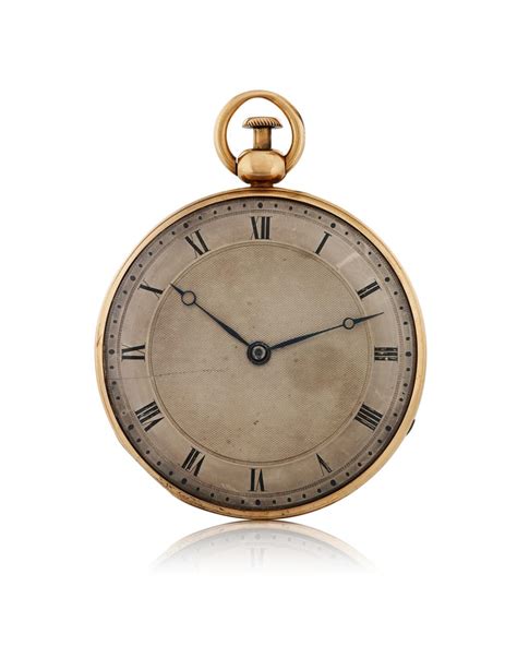 Sold At Auction Breguet Breguet Pocket Watch With Quarter Repeater