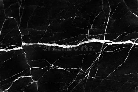 Black Marble Texture With White Vein Patterns Abstract For Background