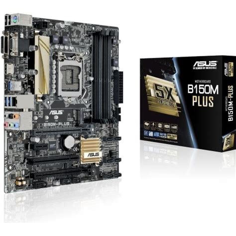 Asus B150m Plus Lga 1151 Intel B150 Usb 30 Micro Atx Motherboard By E