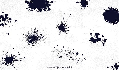 Download Grunge Paint Splatter Vectors- Free - Vector Download