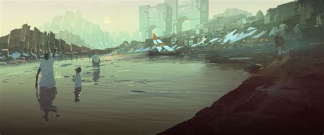 Early In The Design Process Of The Under Tomorrows Sky City Concept