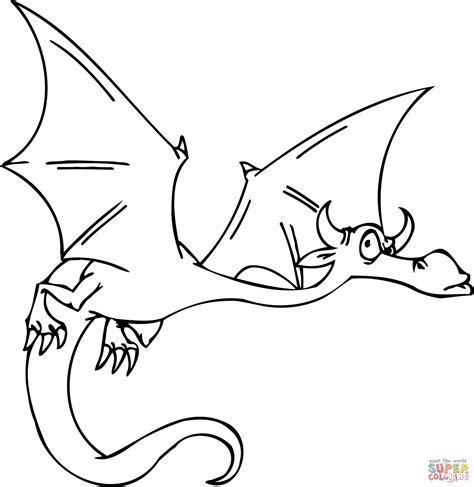 Free Flying Dragon Coloring Pages Cute Download Free Flying Dragon