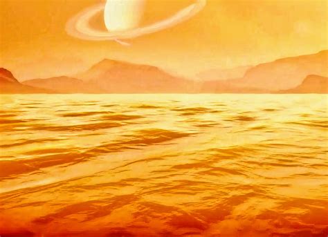 Saturns Largest Moon Titan Could Have Kraken Mare Sea That Is 1000