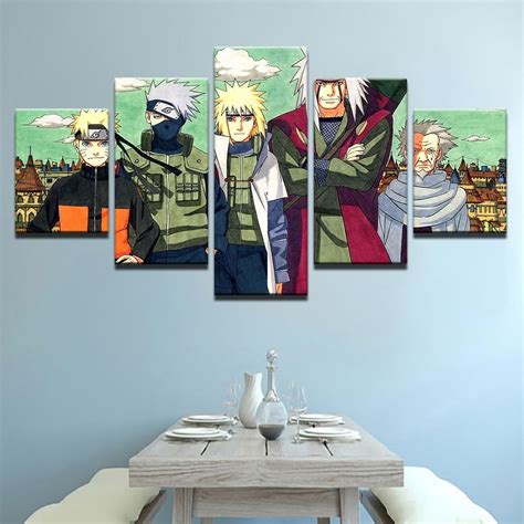 Maybe you would like to learn more about one of these? Naruto Canvas Anime 5 Piece HD Multi Panel Canvas Wall Art ...