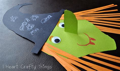 Witch Craft Halloween Crafts For Kids Preschool Crafts Fall