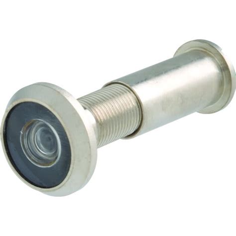 180 Degree Plastic Lens Door Viewer 2 Pack Satin Nickel Hd Supply