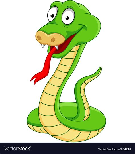 Free for commercial use no attribution required high quality images. Snake cartoon Royalty Free Vector Image - VectorStock