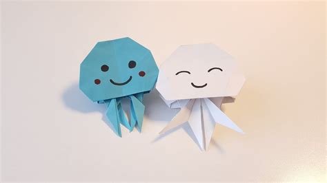 Origami Deniz Anası Origami Jellyfish Deniz Anası Jellyfish Origami