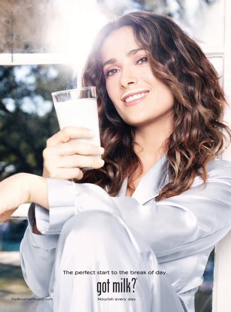 Salma Hayek Got Milk Reklámfotó Címlaplányok