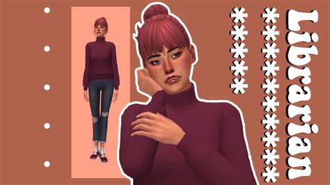 Sims 4 Cas With Cc Links Librarian Youtube