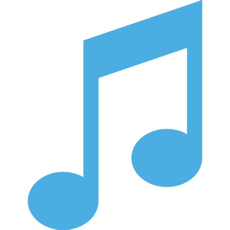 Blue Music Notes Png