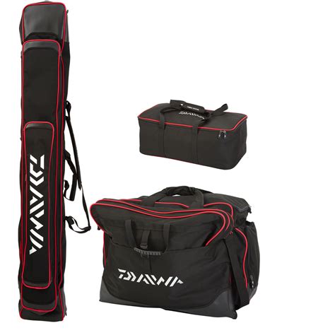 Daiwa Team Deluxe Red Holdall Carryall AND Cool Bag Deal Bundle Luggage