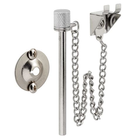 Prime Line 2 58 In Chrome Finish Sliding Patio Door Lock Pin The