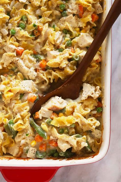 Cheesy Chicken Noodle Casserole The Cheese Knees