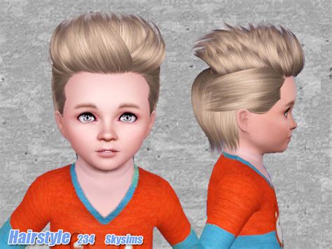 The Sims Resource Skysims Hair Toddler 234