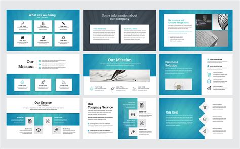 Square Creative Modern Business Plan Powerpoint Template For 20