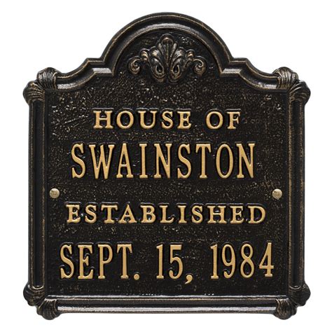 Years of service recognition plaque. Chatham Arch Welcome Anniversary Plaque