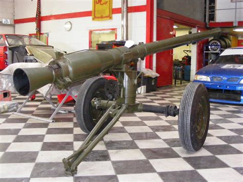 Argentine 105mm Recoilless Gun Artillery And Anti Tank Weapons Hmvf