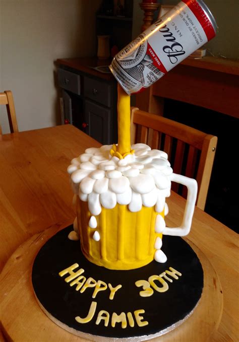 Beer Birthday Party Dad Birthday Cakes Beer Party 21st Birthday