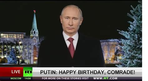 Wish A Happy Birthday From Vladimir Putin By Maxim