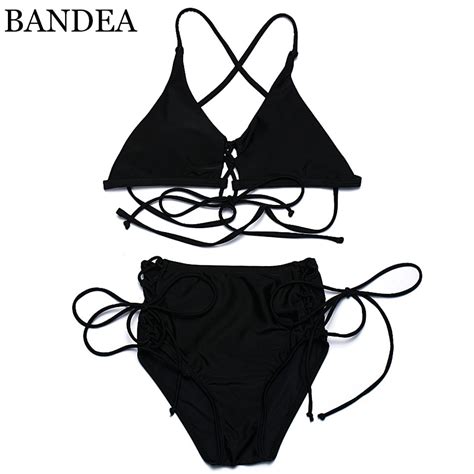 Bandea Bikini Sexy Summer 2019 Strappy Women Swimwear Swimsuit Lace Up