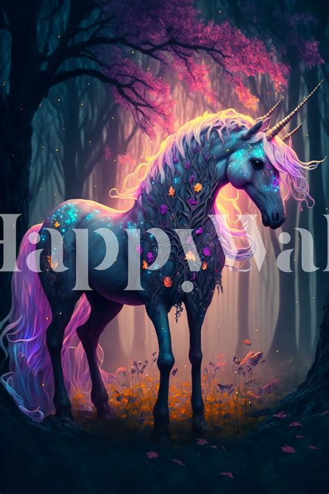 Magical Unicorn Wallpaper Happywall