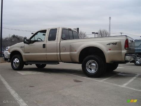 2001 Harvest Gold Metallic Ford F350 Super Duty Xlt Supercab 4x4 Dually