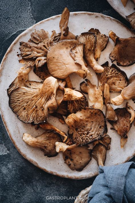 Roasted Oyster Mushrooms - Gastroplant