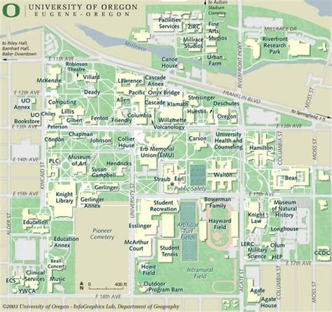 Campus Map Department Of Mathematics