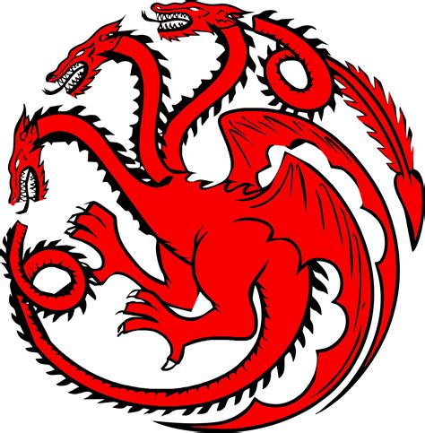 House Targaryen Three Headed Dragon By Mattvine On Deviantart Dragon