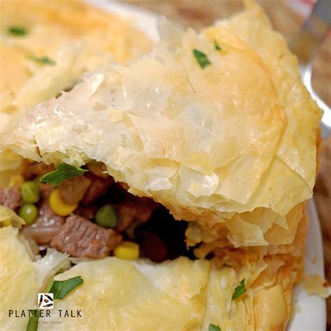 I never used a recipe before for hash, says lutzflcat, and i typically don't add either bell peppers or mushrooms, but i must say i liked them in the. Prime Rib Phyllo Pot Pie Recipe from Platter Talk | Prime rib recipe, Leftover prime rib recipes ...