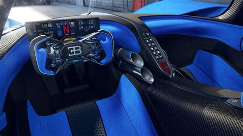 Bugatti Bolide Hypercar Interior Revealed Gets X Shaped Steering Wheel