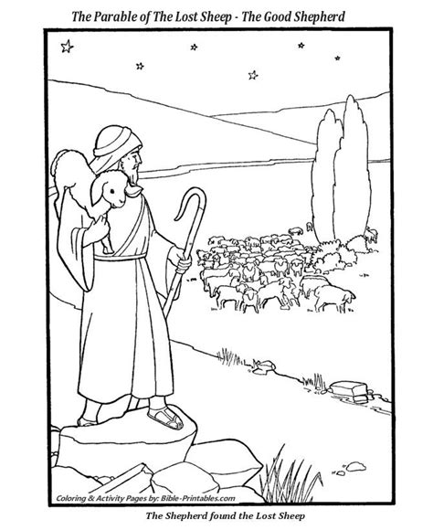 Jesus With Sheep Coloring Pages Unique The Parable Of The Lost Sheep 2