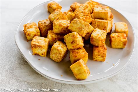 tofu air fryer fried crispy minutes
