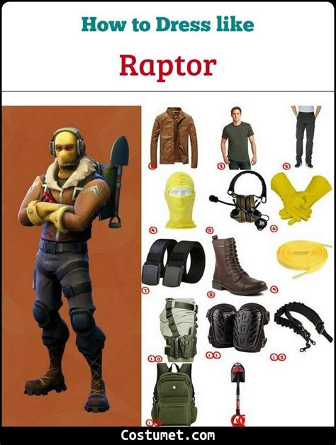 Raptor Fortnite Costume For Cosplay And Halloween 2022 Brown Leather