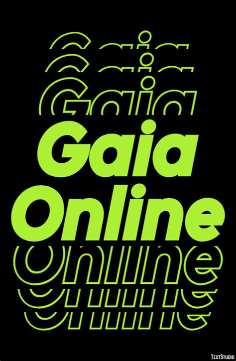 Gaia Online Text Effect And Logo Design Social Network Textstudio