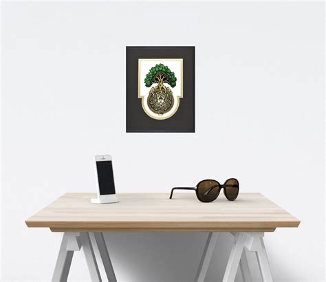 Ouroboros Tree Framed Digital Art Print 8 X 10 Etsy