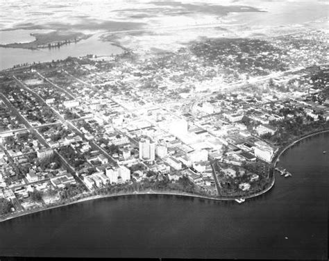 Florida Memory Aerial View Of Downtown West Palm Beach Palm Beach