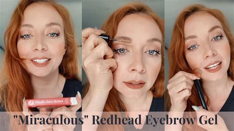 Most Miraculous Product Ive Ever Used The Redhead Eyebrow Gel