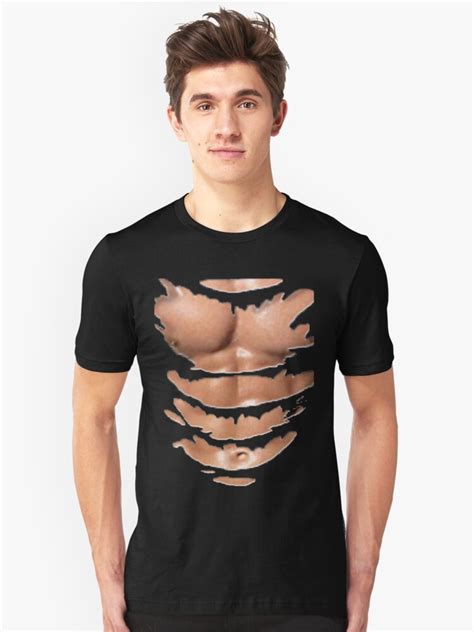 Ripped Muscle Shirt T Shirt By Tbdesigns Redbubble