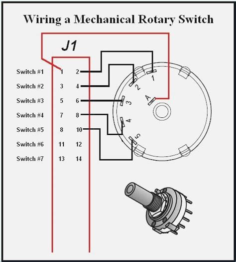 For example in the wiring diagram given below. 6 Position Rotary Switch Wiring Diagram - Wiring Diagram Networks