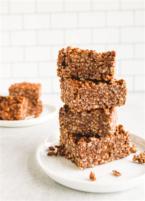 Peanut Butter And Chocolate Puffed Rice Treats Robust Recipes
