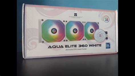 Unboxing Water Cooler Thermalright Aqua Elite 360 White Aliexpress