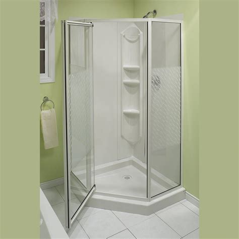 A small shower is an excellent opportunity to make a. Corner Shower Units for Small Bathroom: Solving Space ...