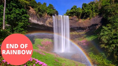 Waterfall And Rainbow Hd Blogs Nature Wallpaper